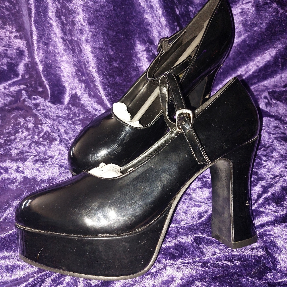 Black Platform Heels